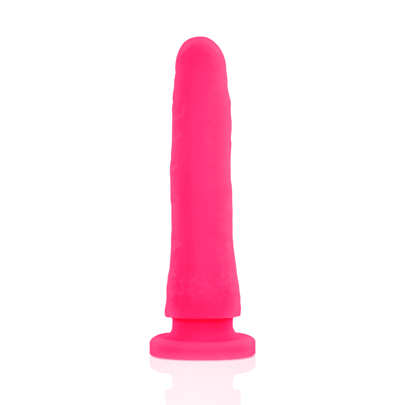 IMBRACATURA + DILDO SILICONE ROSA 17 X 3 CM - DELTA CLUB TOYS