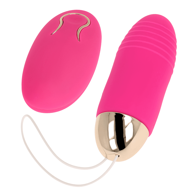 UOVO VIBRANTE CON TELECOMANDO 10 FUNZIONI - OHMAMA - ROSA