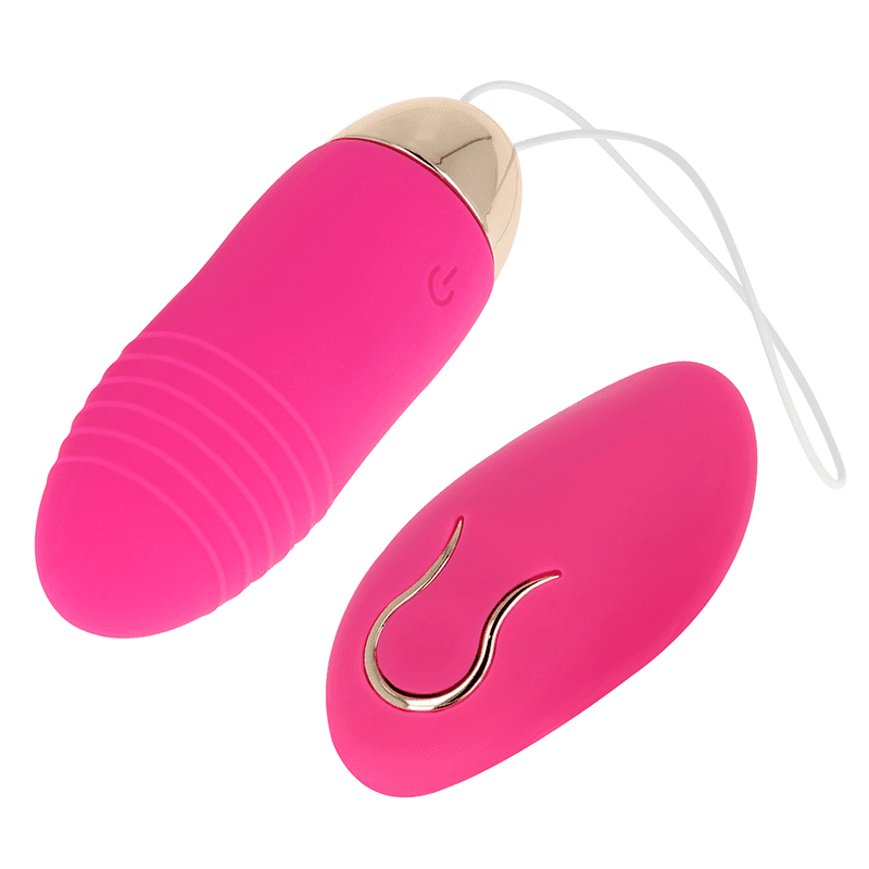 UOVO VIBRANTE CON TELECOMANDO 10 FUNZIONI - OHMAMA - ROSA