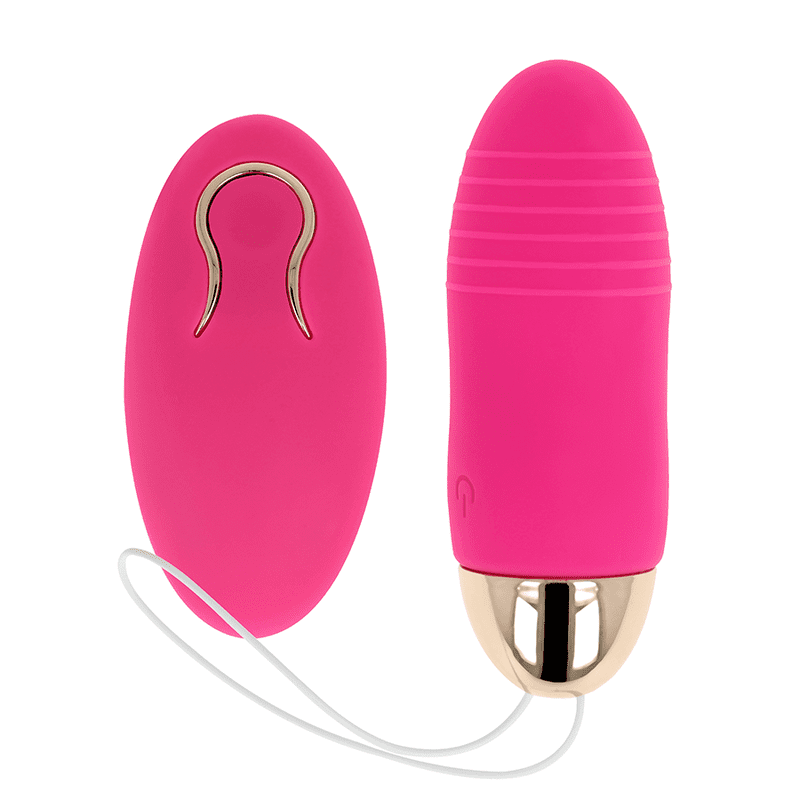 UOVO VIBRANTE CON TELECOMANDO 10 FUNZIONI - OHMAMA - ROSA