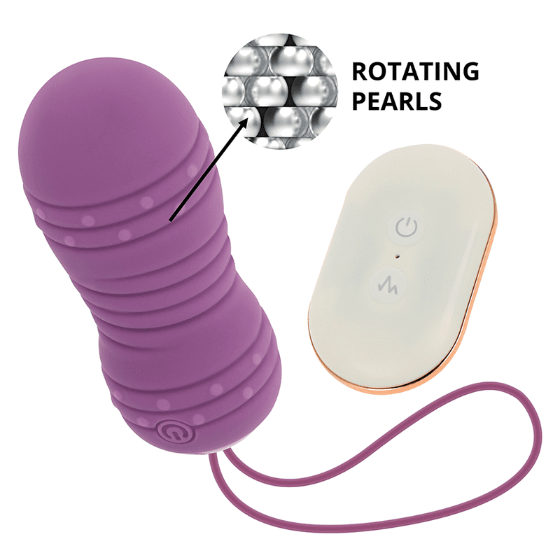 UOVO ROTANTE OHMAMA TELECOMANDO 7 FUNZIONI - VIOLA