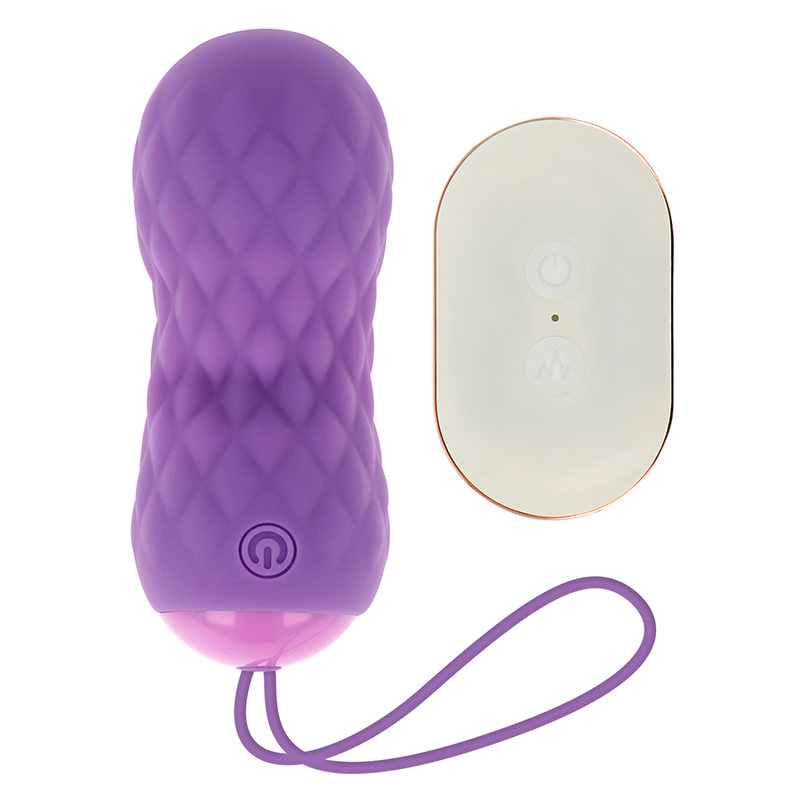 UOVO VIBRANTE 7 MODALITA OSCILLAZIONE CON TELECOMANDO - OHMAMA - VIOLA