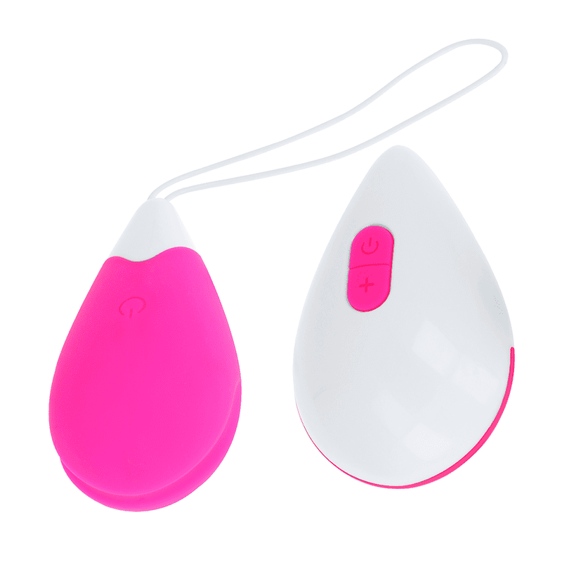 UOVO VIBRANTE 10 FUNZIONI - OH MAMA - ROSA E BIANCO