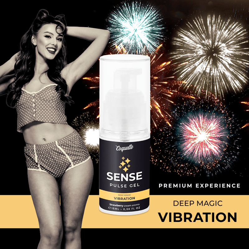 COQUETTE CHIC DESIRE PULSE GEL FRAGOLA MAGIC VIBRATION PREMIUM 15ML