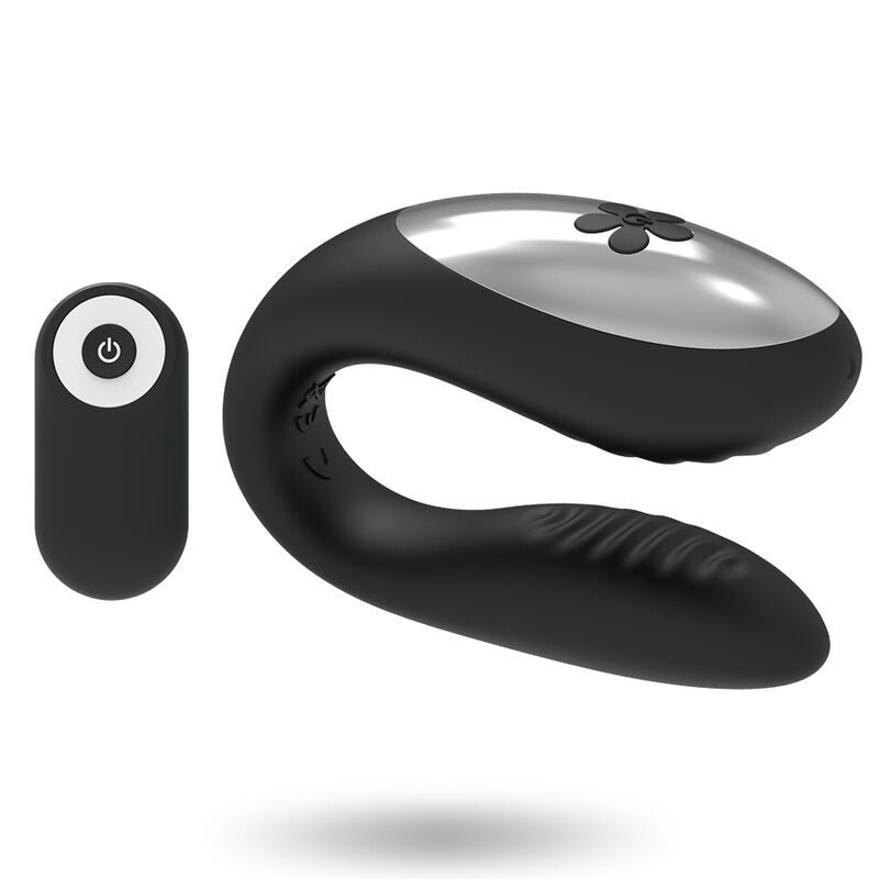 VIBRATORE PER COPPIE CON TELECOMANDO COLORE NERO BRILLY GLAM WE LOVE