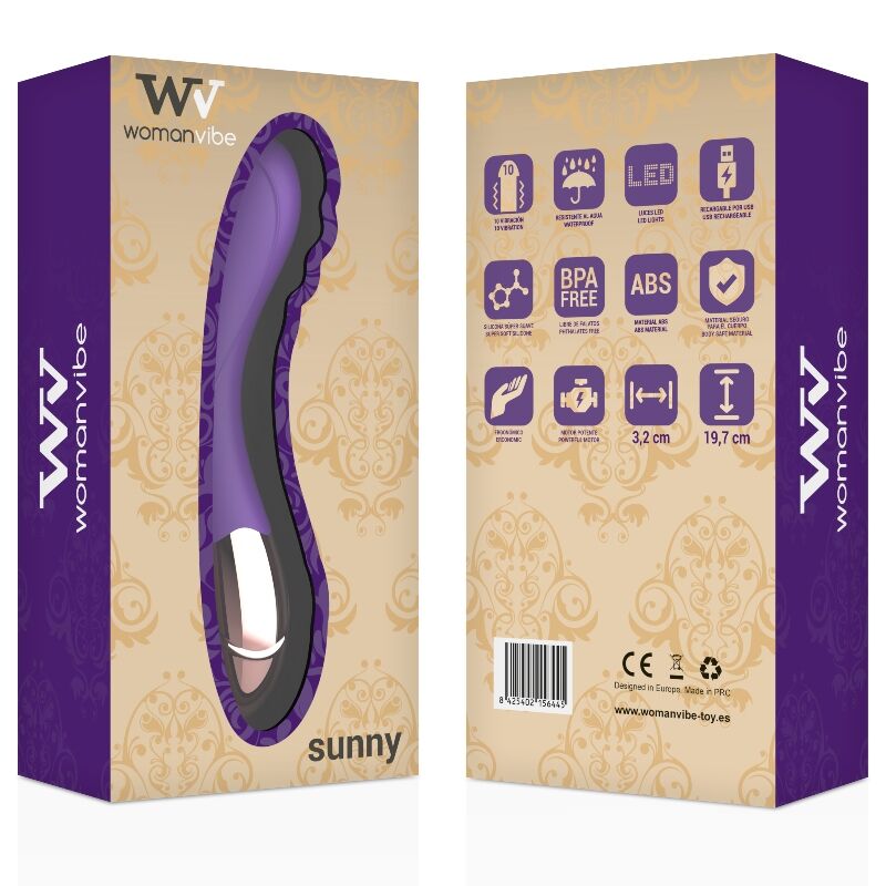 VIBRATORE RICARICABILE WOMANVIBE SUNNY SILICONE