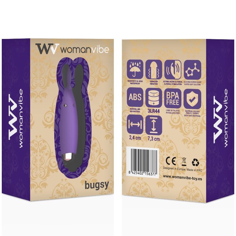 STIMOLATORE IN SILICONE WOMANVIBE BUGSY