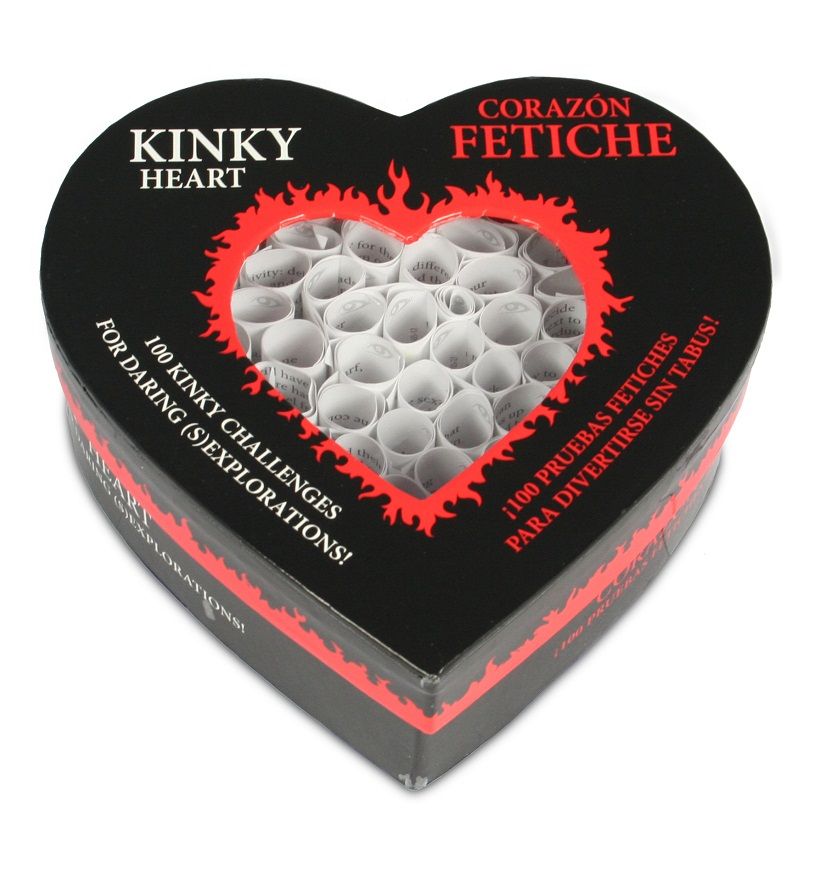 GIOCO STIMOLANTE PER PARTNER KINKY HEART - CORAZON FETICHE (EN-ES)