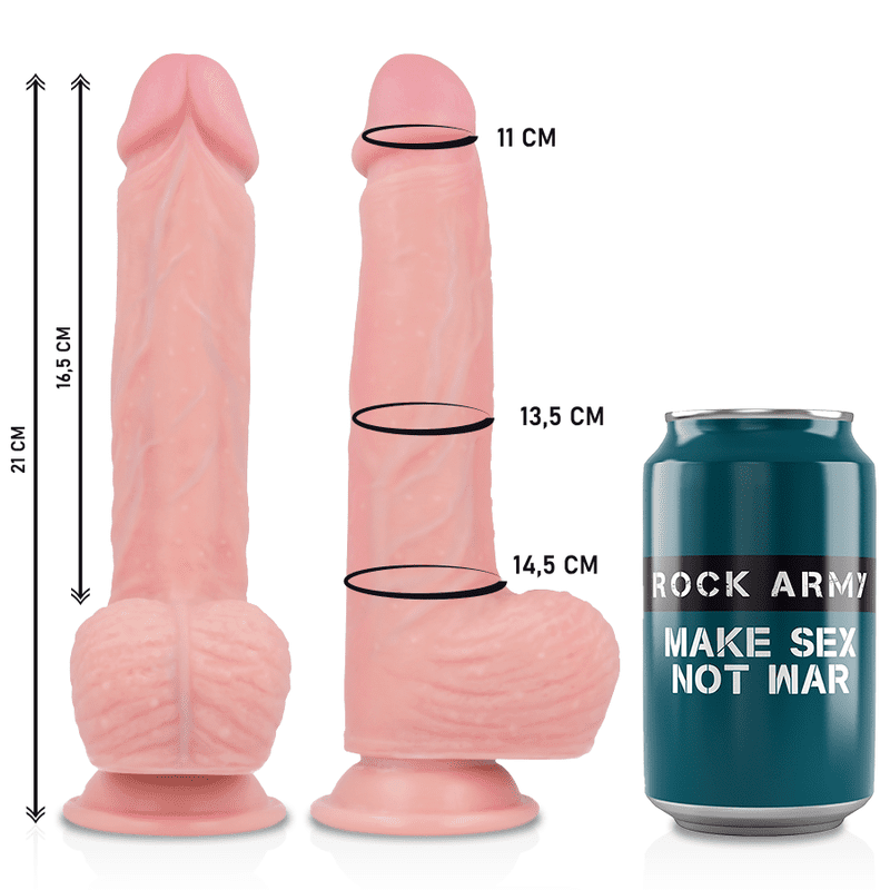 IMBRACATURA ROCKARMY + SILICONE LIQUIDO PREMIUM SPITFIRE REALISTICO 21CM