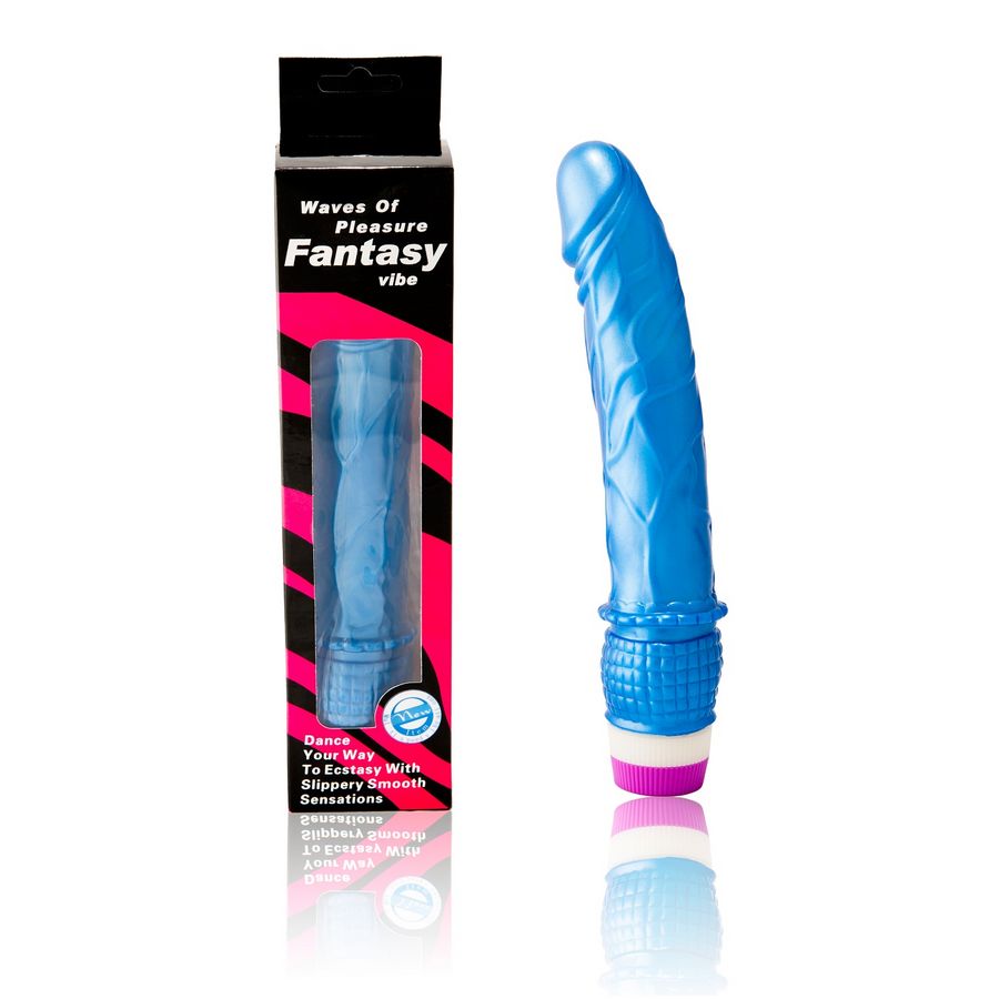VIBRATORE WAVES OF PLEASURE BLUE 23 CM