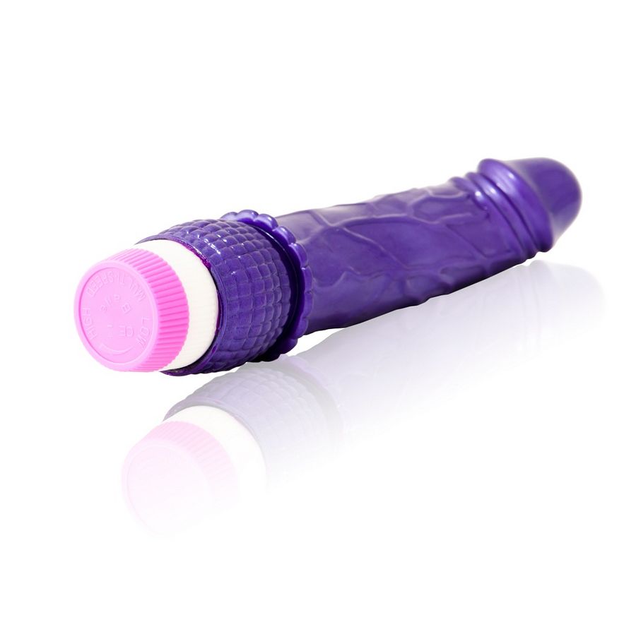 VIBRATORE LILLA REALISTICO 23 CM