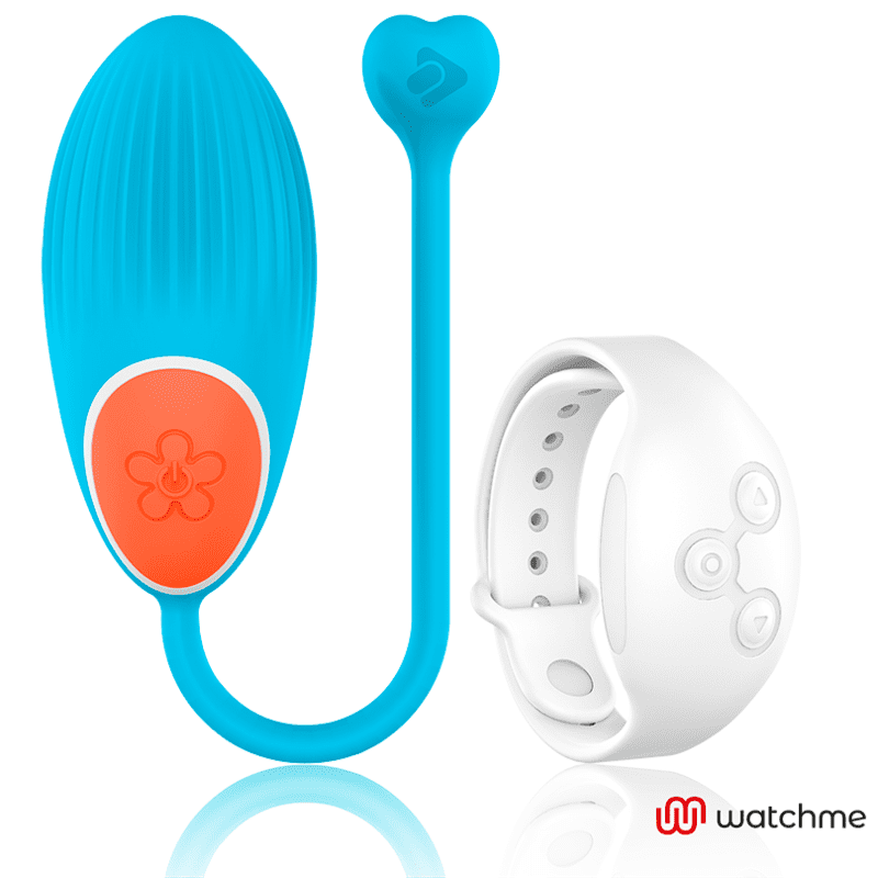 VIBRATORE DUAL TECHNOLOGY CON OROLOGIO WATCHME BLU / BIANCO