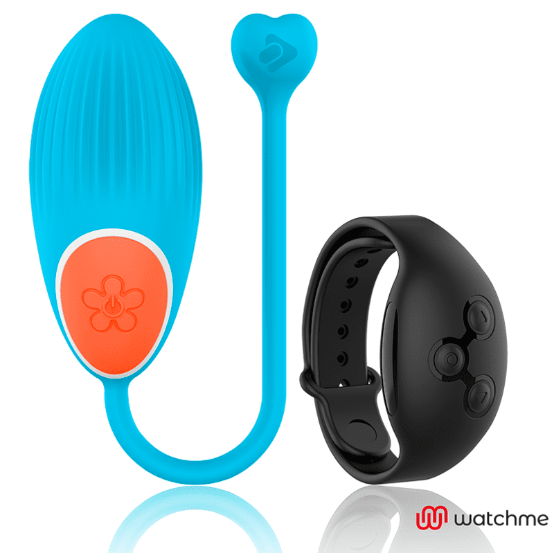 VIBRATORE DUAL TECHNOLOGY CON OROLOGIO WATCHME BLU / NERO