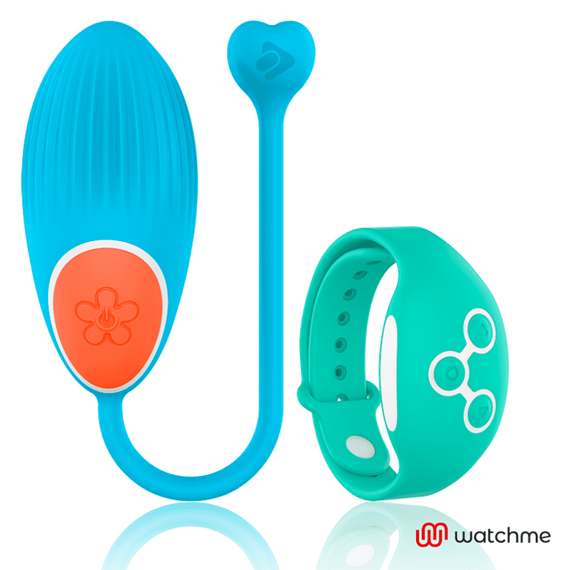 VIBRATORE DUAL TECHNOLOGY CON OROLOGIO WATCHME BLU / ACQUAMARINA