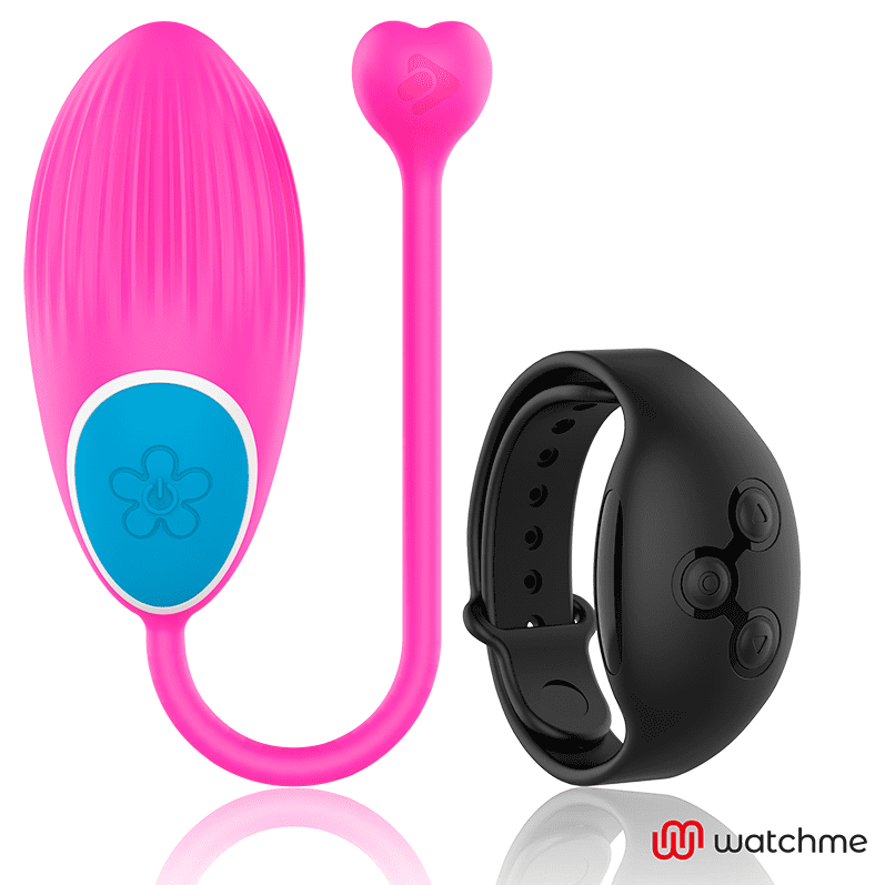 VIBRATORE DUAL TECHNOLOGY CON OROLOGIO WATCHME FUCSIA / NERO
