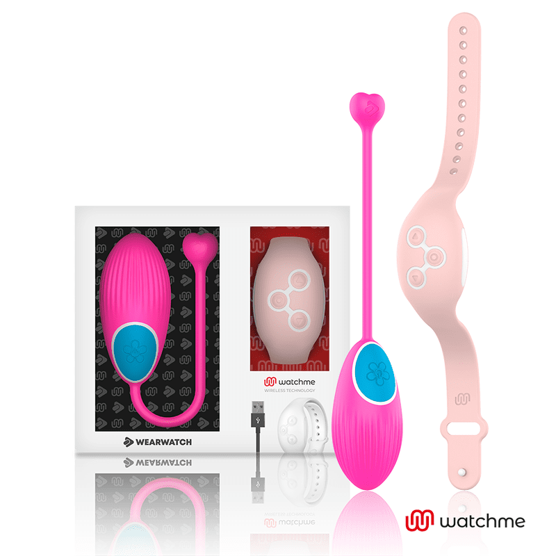 VIBRATORE DUAL TECHNOLOGY CON OROLOGIO WATCHME FUCSIA / ROSA CHIARO