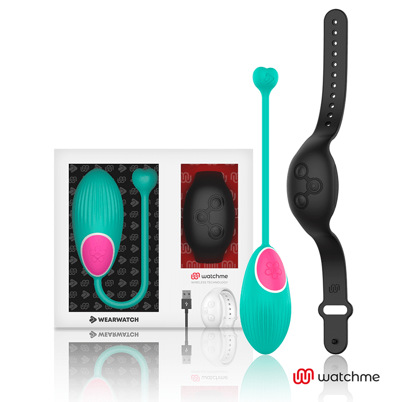 VIBRATORE DUAL TECHNOLOGY CON OROLOGIO WATCHME AQUAMARINA / NERO
