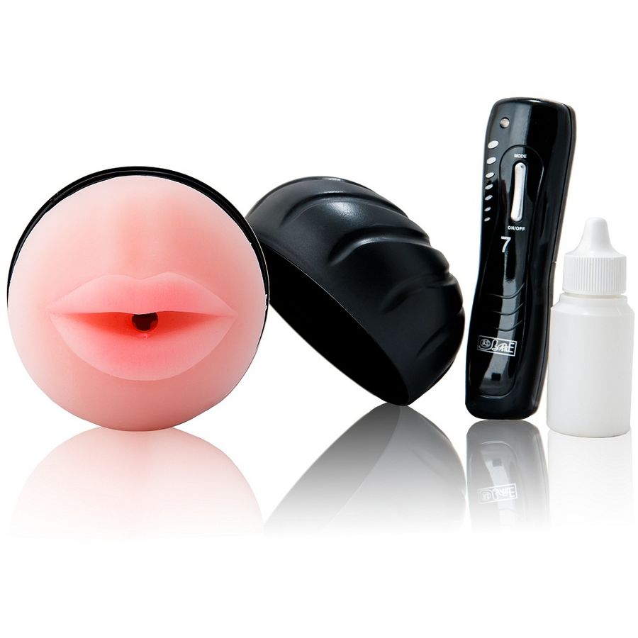 BOCA MASTURBADOR CON VIBRATORE 7 RITMO