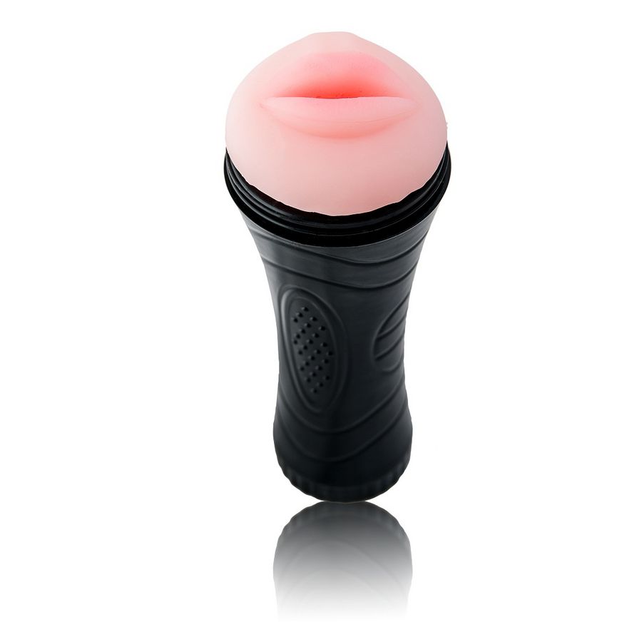 BOCA MASTURBADOR CON VIBRATORE 7 RITMO