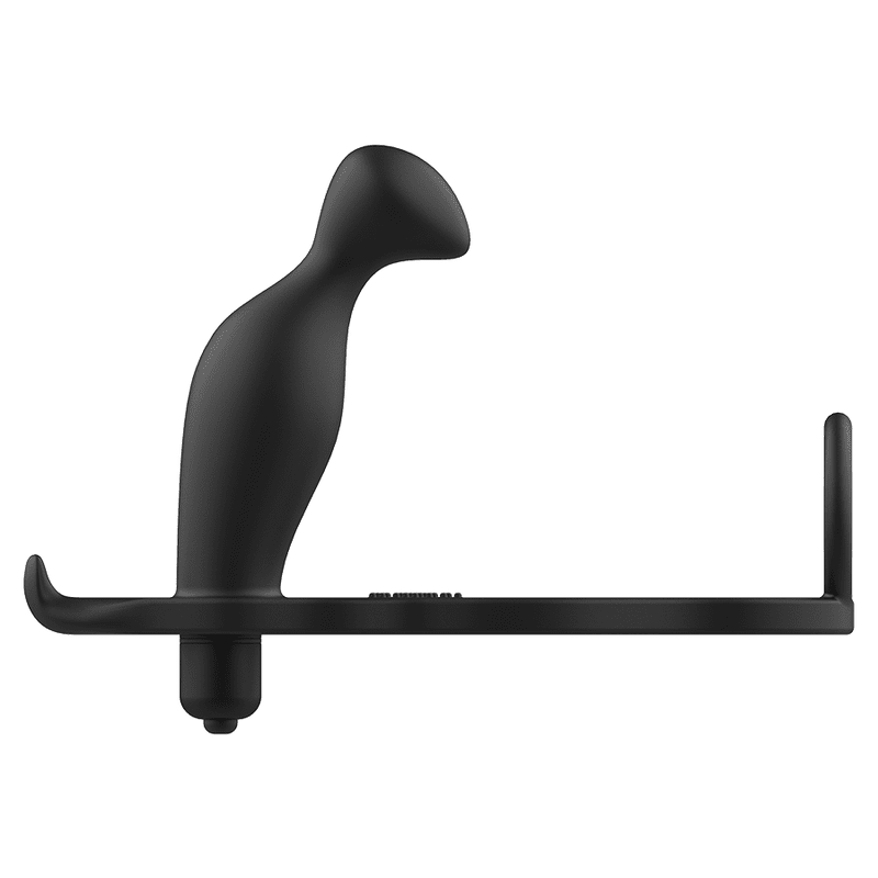 PLUG ANALE CON ANELLO IN SILICONE NERO